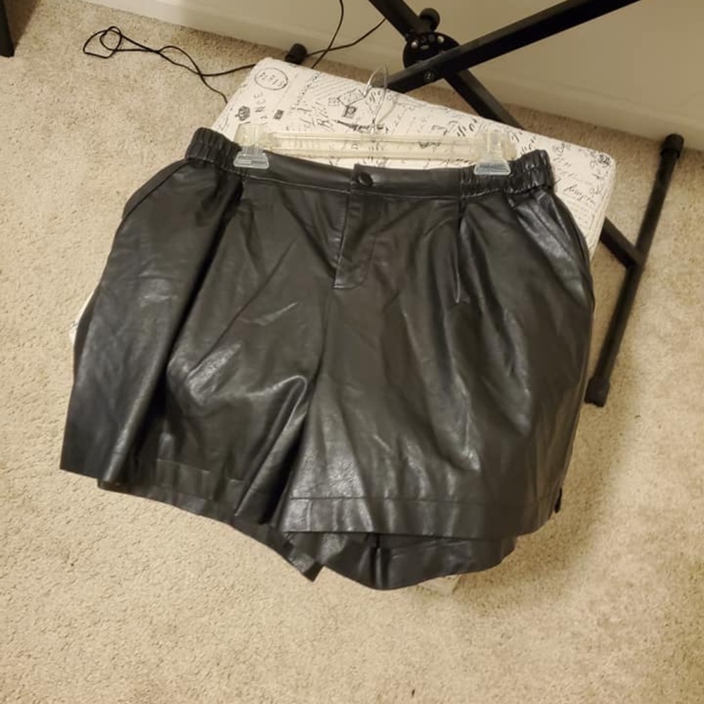 Never Worn like leather shorts.